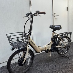 電動自転車 自転車 PELTECH ベージュ 電動アシスト e-bike