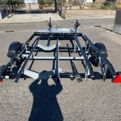 予備検査取立て渡し 高年式 ソレックス2艇積みトレーラー メーカー特注 