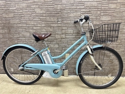 クリスマスSALE東京23区配達無料 新基準 ブリヂストン デリーシェ　6.6Ah リチウム 電動自転車 中古 1505