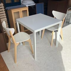 【受付終了】IKEA ダイニングテーブルセット 1人～2人 人気...
