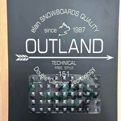 21-22 ELAN OUTLAND スノーボード&21-22 LINK GRD-2 White スノーボード バインディング 日本正規品