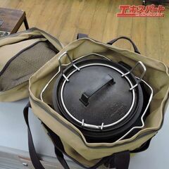 【廃盤品】SnowPeak スノーピーク 和鉄28cmダッチオーブン CS-420 収納袋付 店頭販売中　エキスパート藤沢辻堂店