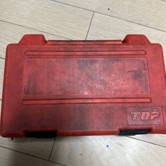 TOP工業 電動ドリル用 ユニバーサルソケットセット EUS-1024S レッド 