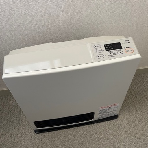 リンナイ RC-U5801E ガスファンヒーター 1.5mガスケーブル付き 美品 RC