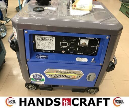 大幅値下げデンヨー　中古美品　GA-2800ES-N2　インバーター発電機　アワーメーター38ｈ✨うるま市田場✨