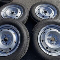 プロボックスに！中古スタッドレスセット！155/80R14！BS...