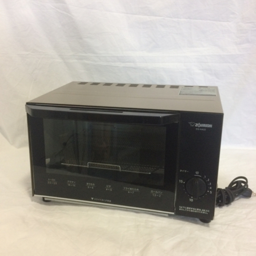 △ 【迎春SALE】ZOJIRUSHI 象印 オーブントースター ① EQ-AA22 2020年製 タイマー15分計 動作確認済み トレーの欠品有り
