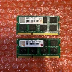 【値下げ】8G メモリ２枚(Transcend DDR3 1333)