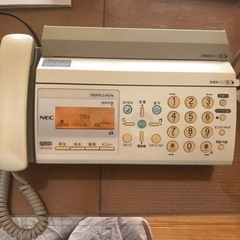 電話機　ファックス　FAX NEC スピークス　SP-DA240