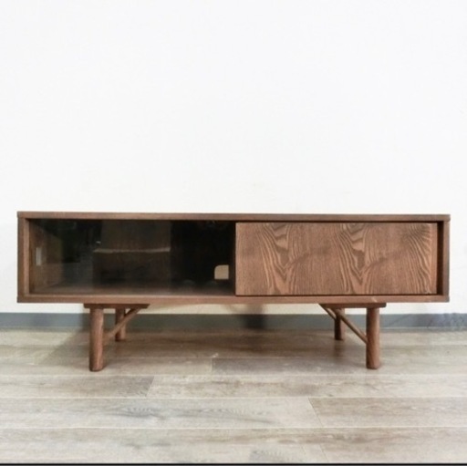 Francfranc フランフラン TVボード ラドニー テレビ台 120cm ウッド 北欧風　ダークブラウン