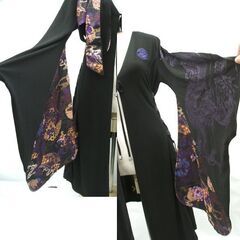 キューティーフラッシュ 着物風 羽織もの カーディガン 袖付き 長袖 龍