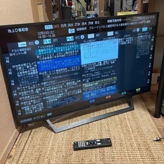 【歳末SALE 年末30日迄限定価格！】NETFLIX可 43型 SONY ブラビア 2019年製 正常動作（福岡市内　配送無料）