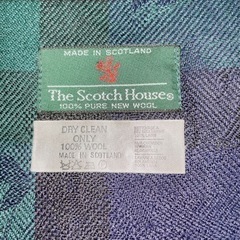☆お値引可能☆【美品】THE SCOTCH HOUSE  マフラー ストール スカーフ ひざ掛け (WOOL100%)