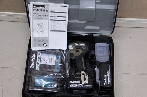 makita マキタ インパクトドライバ TD173DRGXO オリーブ 18V 6.0Ah (D5396sxxY)