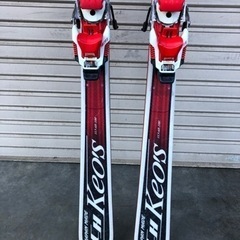 送料無料カービングスキー ★ 小賀坂CH ケオッズ 170 ★ マーカー競技用ビンデイング付き