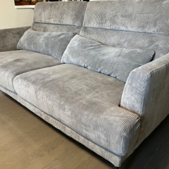 冬休みsale-3万円★3人掛けベロアソファー