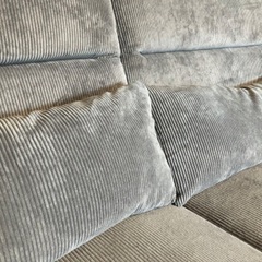 冬休みsale-3万円★3人掛けベロアソファー