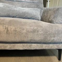 冬休みsale-3万円★3人掛けベロアソファー