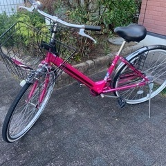 26インチ 自転車 ピンク