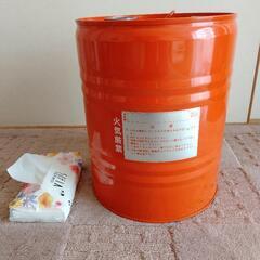 ドラム缶タイプ　ガソリン入れ　オイル缶　20L　アンティーク　昭...