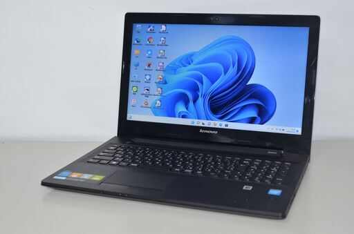 中古ノートパソコン Lenovo G50 Windows11+office Celeron-N2840/メモリ4GB/爆速SSD256GB/15.6インチ/無線内蔵/WEBカメラ/DVDマルチ搭載