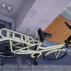 [BRIDGESTONE]GREEN LABEL(グリーンレーベル)TOTEBO(トートボックス)前24/後22吋シティーサイクル アルミ/内装3段/点灯虫(ヴィンテージイエロー)