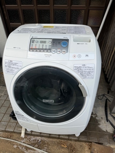 ドラム式洗濯機【日立　BD-V1400L】ジャンク