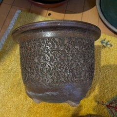 決まりました＾＾ニ楽園　陶器植木鉢　アンティーク