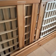 無印良品 シングルベッドフレーム✖️2 パイン材 ウッドフレーム