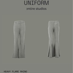 entire studios フレアスウェットパンツ