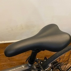 新春SALE！【アルミフレーム】クロスバイク　3x8速　マットブラック