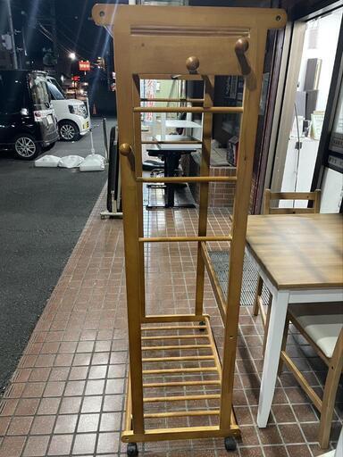 J5324 NITORI ニトリ 6段ハイチェスト フジ3 80HC-LBR ナチュラル