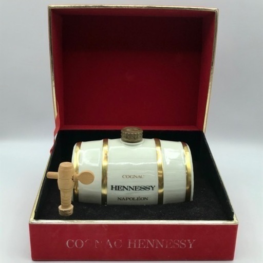 税込) NAPOREON HENNESSY m1222518 COGNAC ブランデー 陶器ボトル 樽型