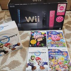 【無料】Wii　＋ソフト4本付き