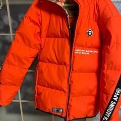 ❗️値下げ対応します❗️エイプ　リバーシブル　ダウン