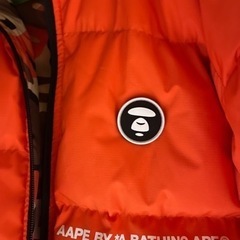 ❗️値下げ対応します❗️エイプ　リバーシブル　ダウン