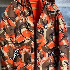 ❗️値下げ対応します❗️エイプ　リバーシブル　ダウン