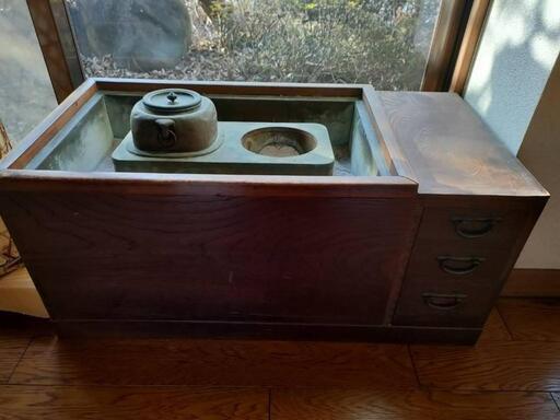 【アンティーク】長火鉢(期間限定出品)