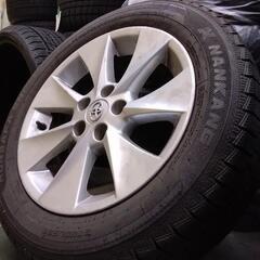 (決定)バリ山 アルファード  純正アルミホイールスタッドレスタイヤセット 215/60R17