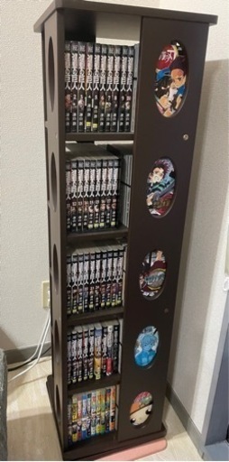 本棚　漫画本付き