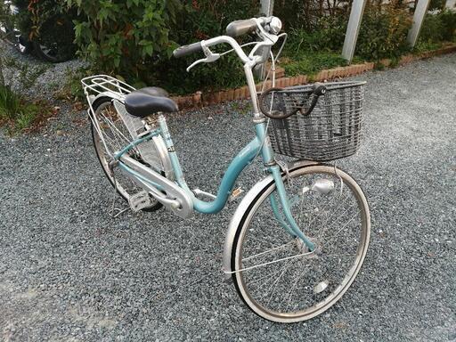 [お取引中][自転車]ブリヂストン 26インチ 変速無し 車庫保管
