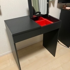 (受け渡し予定者決定)IKEA ドレッサー　デスク　テーブル　黒