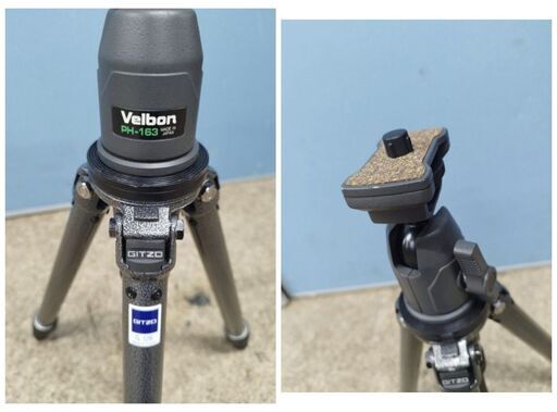 GITZO/ジッツオ カーボン 三脚 G126 雲台 Velbon PH-163 - その他 