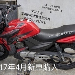 【ネット決済】ヤマハ　中型バイク125cc