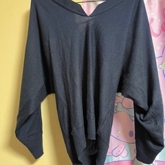 サマーブラックセーター　M size