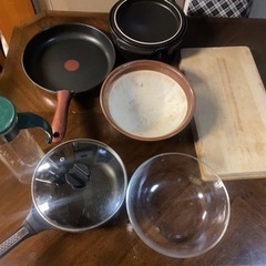 キッチン用具各種　すりばち　フライパン　土鍋