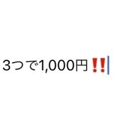 年末セール❗️投稿中の商品3つで1,000円‼️