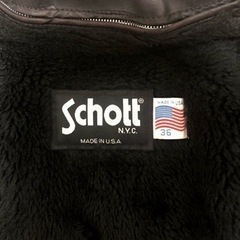 Schott シングルライダース レザージャケット ショット ライダースジャケット　革ジャン