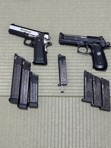 ガス銃ニ丁　ガスブローバック値下げしました