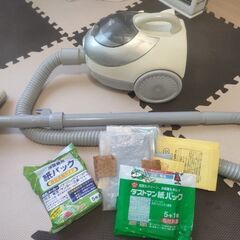 掃除機 サンヨー 紙パック付き 動作確認済み